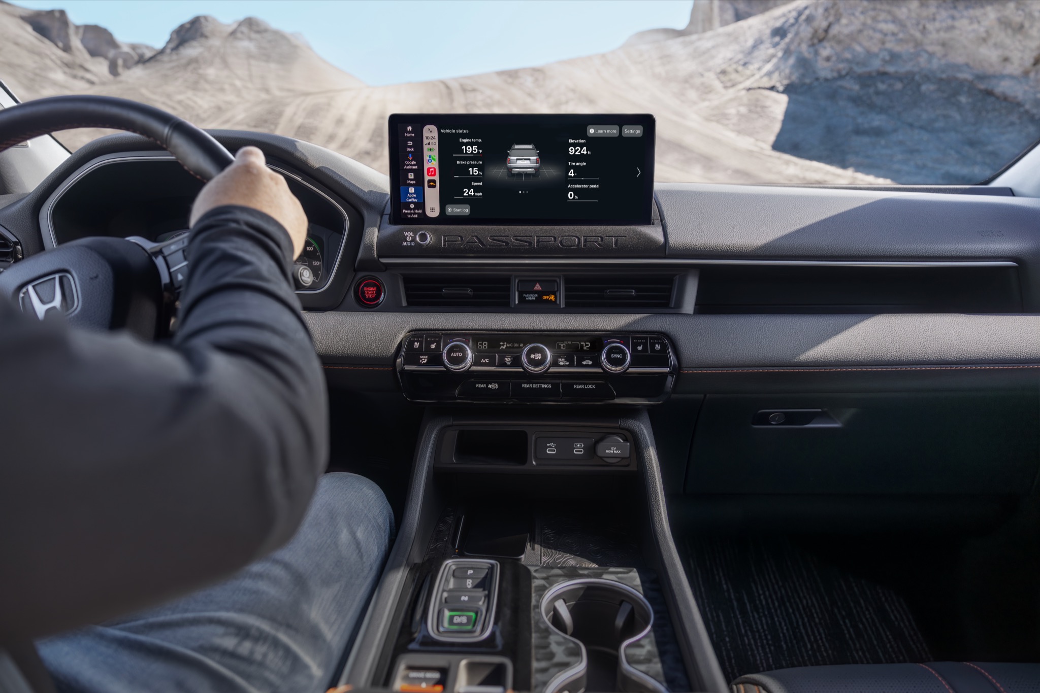 Honda HTX app in Passport TrailSport