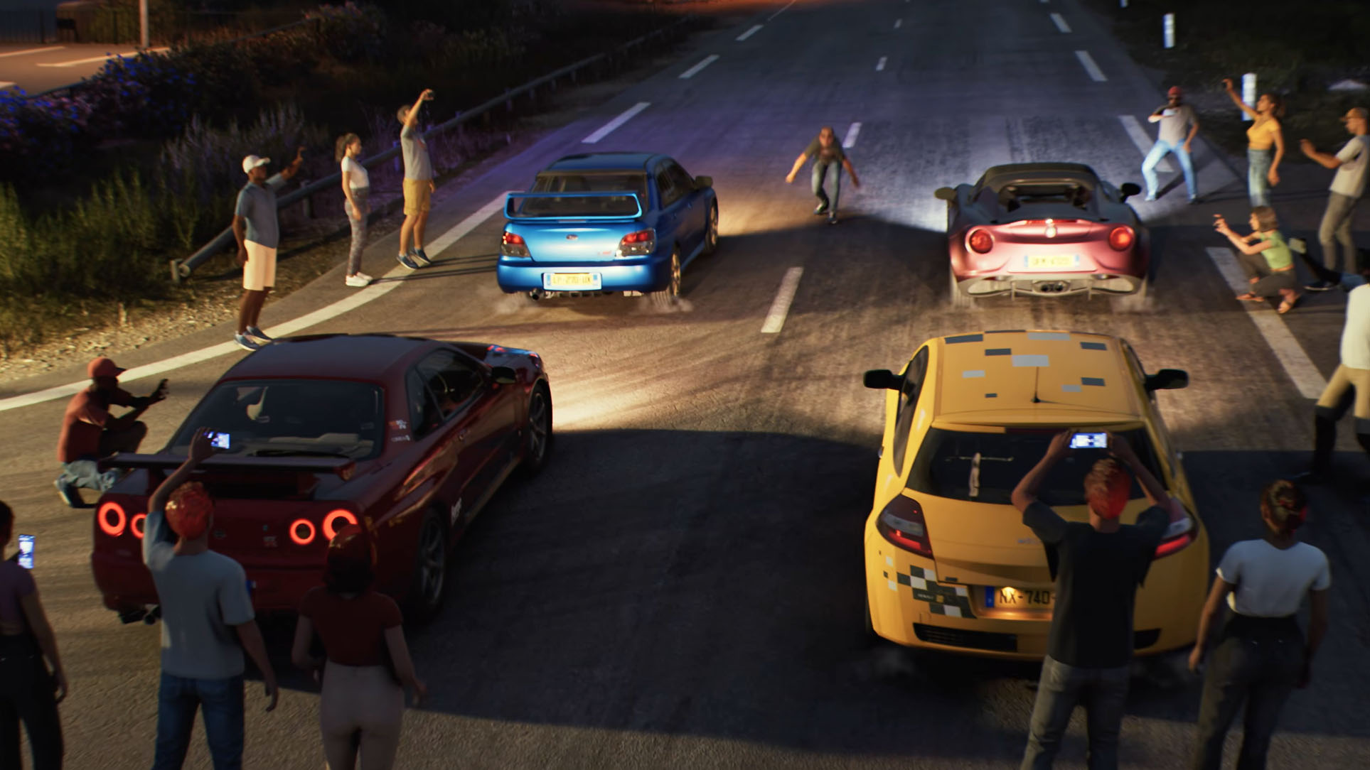 A street race starting in Clutch