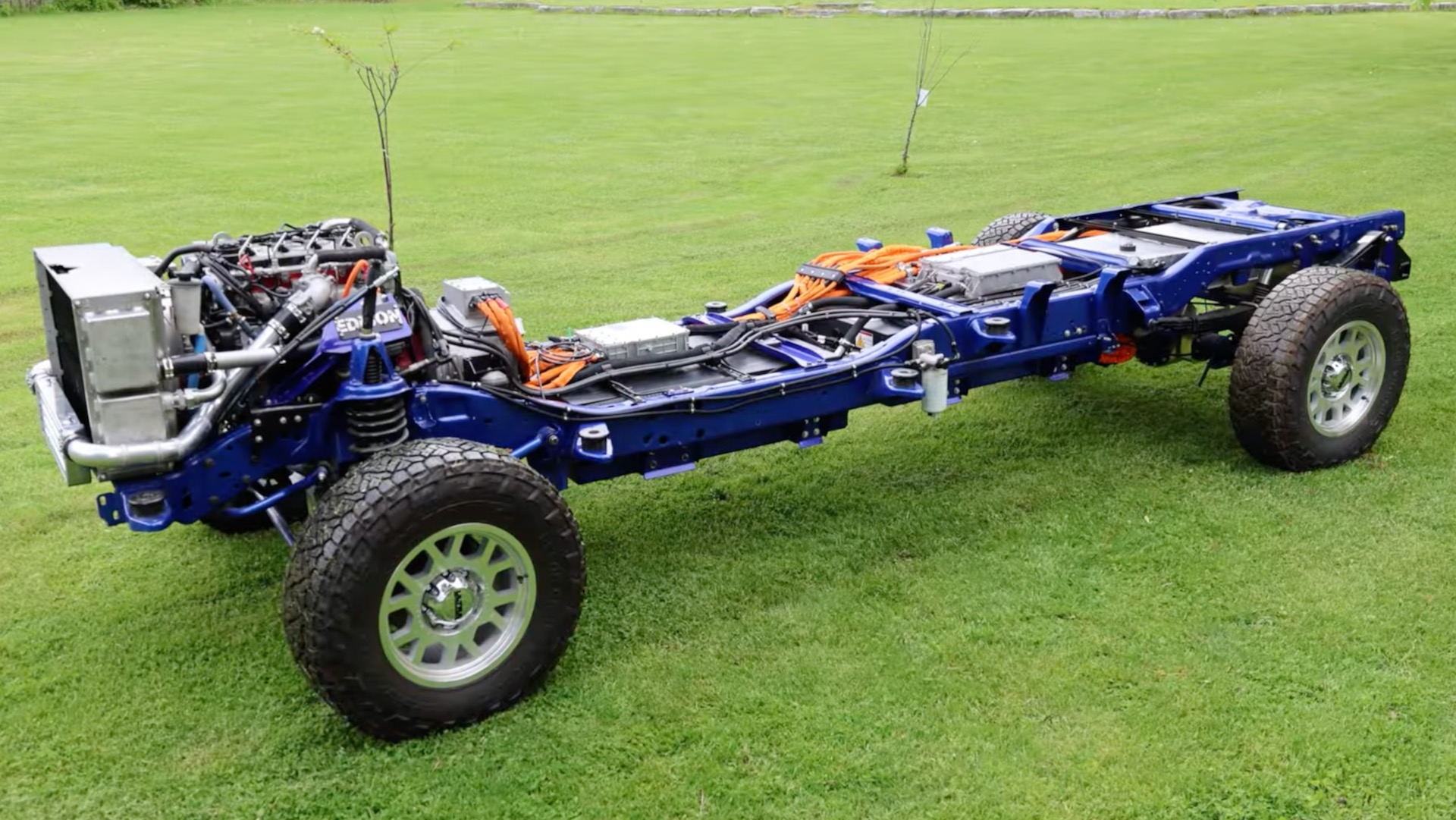 Edison Motors Dodge Ram prototype chassis