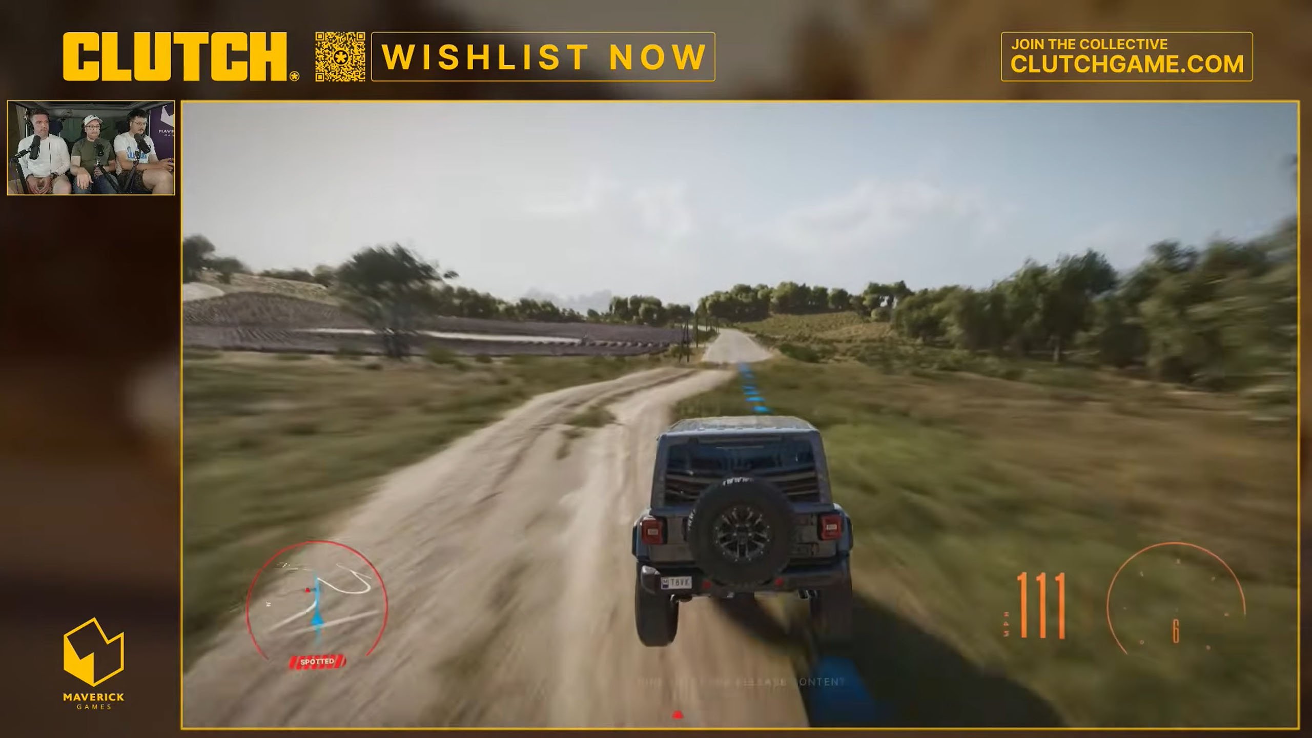 Jeep Wrangler in Clutch gameplay