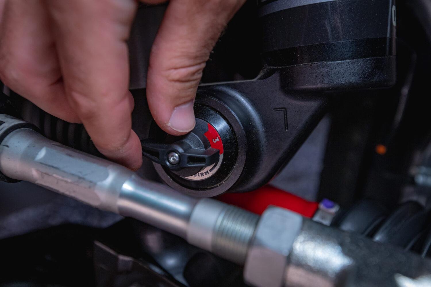 Toyota TRD Pro QS3 adjustable shocks