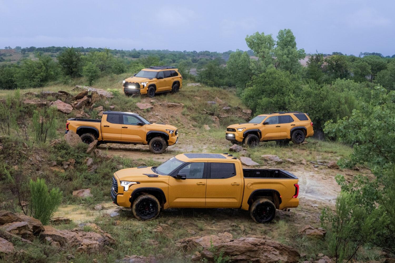Toyota TRD Pro Honeycomb paint family