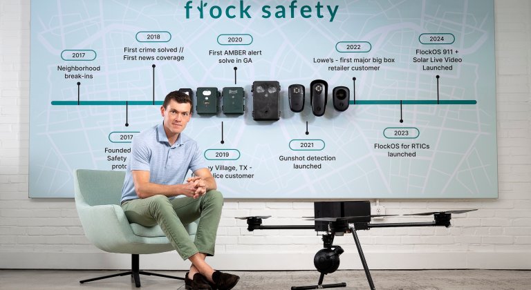 Flock Safety CEO Garrett Langley