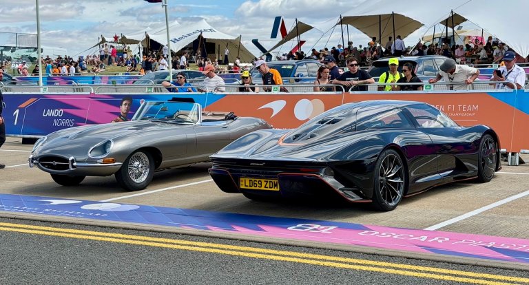 Here’s a Peek at the F1 Drivers’ Parking Lot in Silverstone