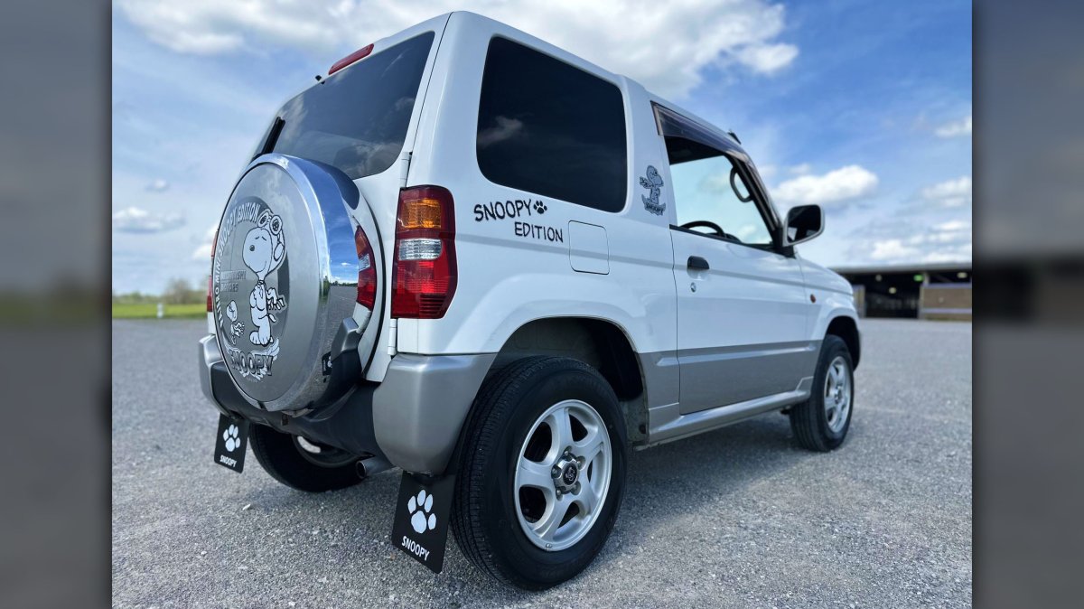 日本限定！這輛三菱Pajero Mini Snoopy特仕版超可愛