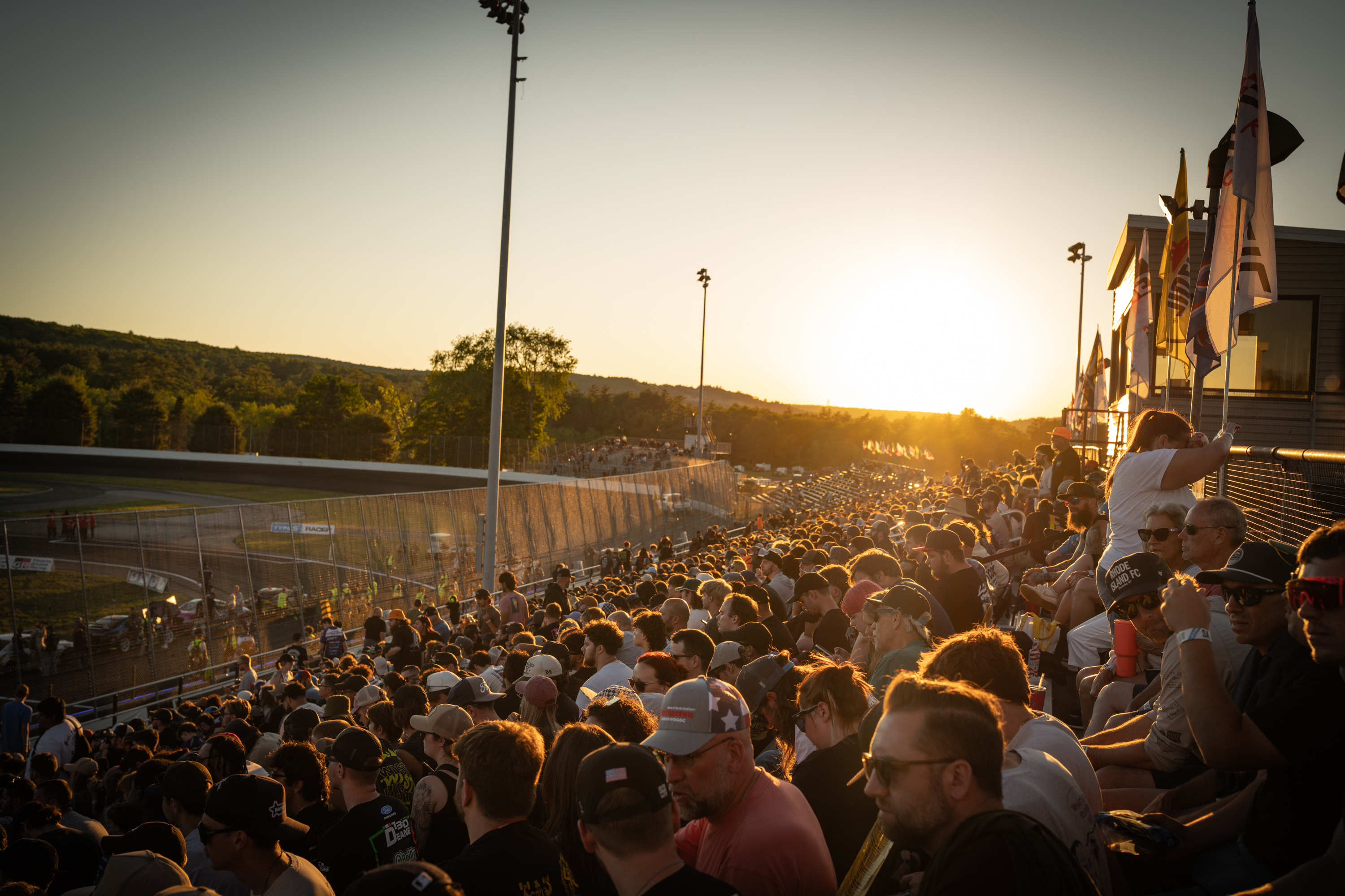 Crowd at drift event