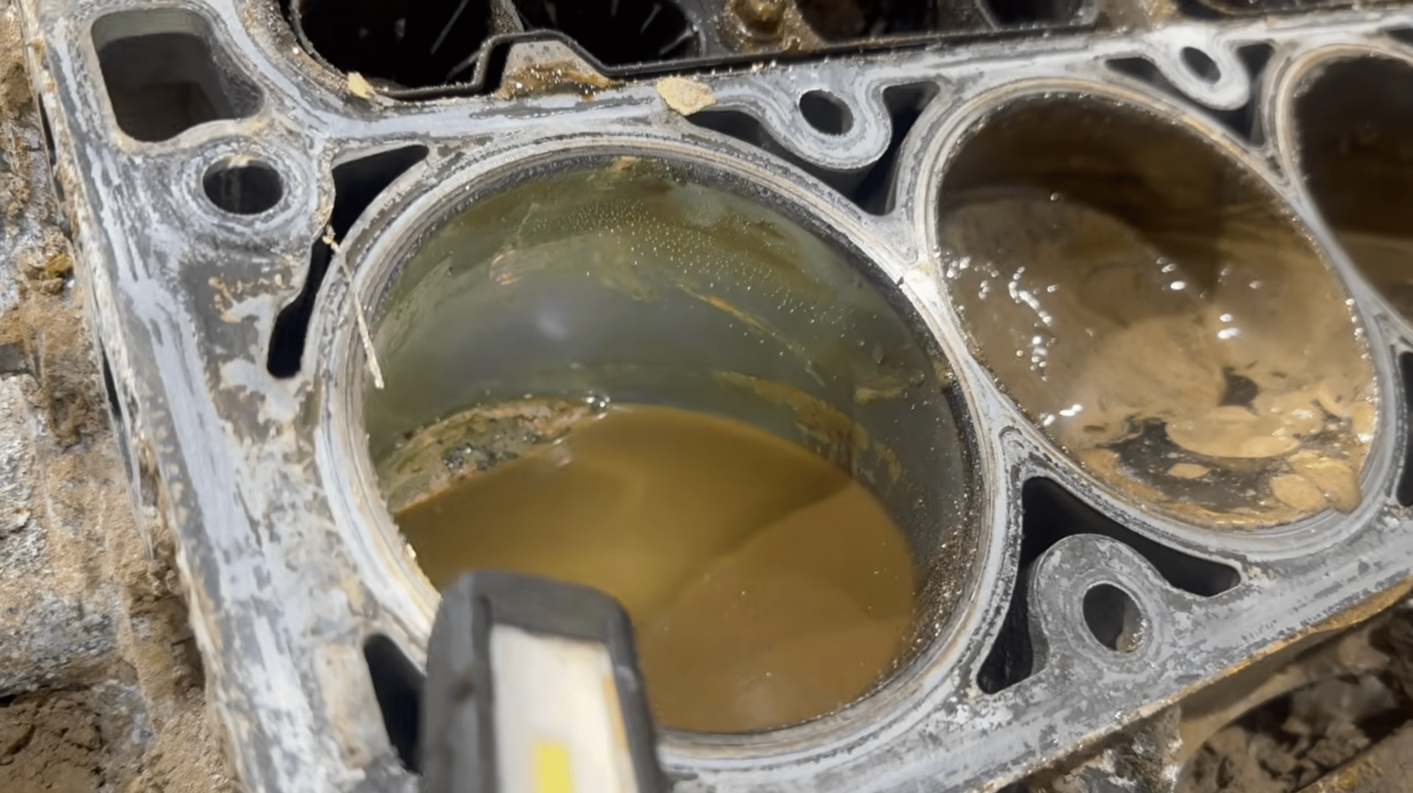 Flooded GM 6.2L V8 teardown