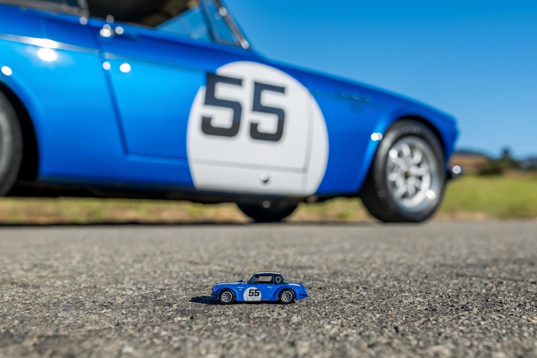 1967.5 Datsun 2000 Roadster with matching Hot Wheels