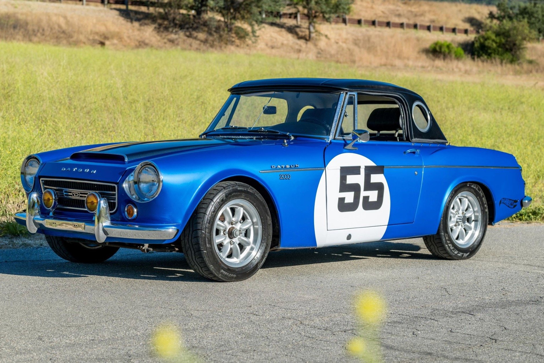 1967.5 Datsun 2000 Roadster with matching Hot Wheels