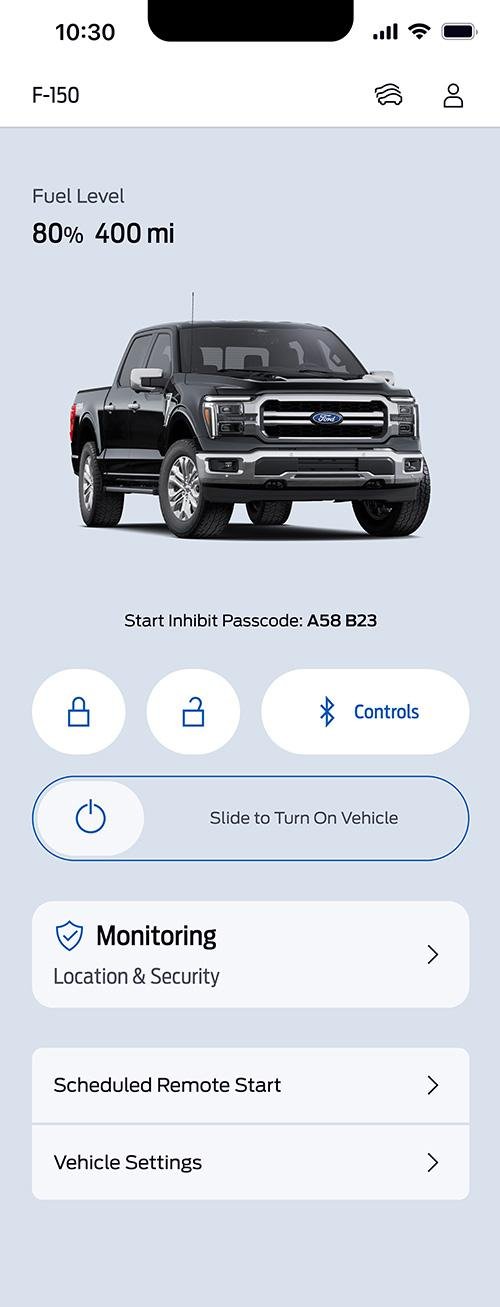 Ford start inhibit walkthrough