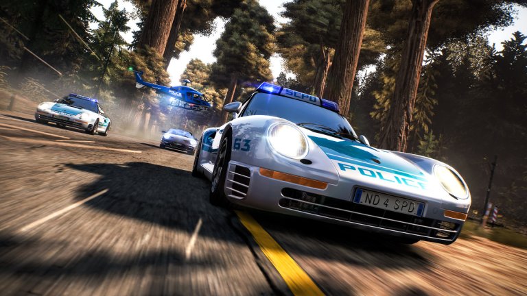 A screenshot of Need for Speed Hot Pursuit from 2010