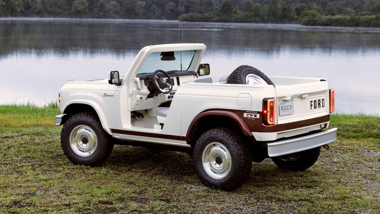 This is not the prospective Bronco pickup, but the Bronco Roadster concept from last year.