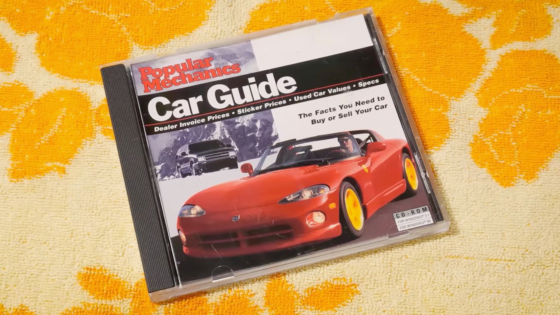 Popular Mechanics 1996 Car Guide CD