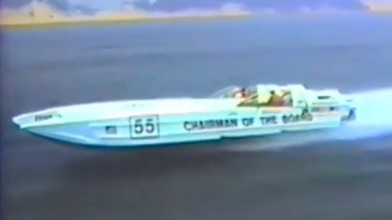 Lamborghini-powered racing boat