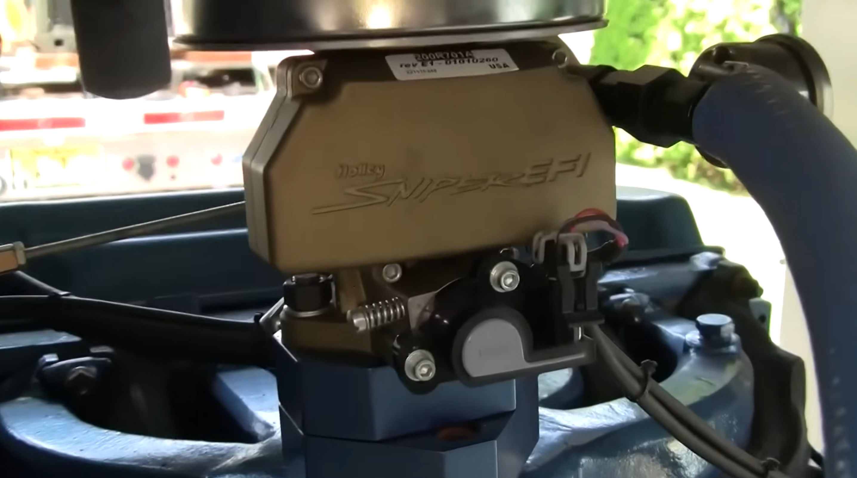 225-cubic-inch Chrysler slant-six engine used in a genset