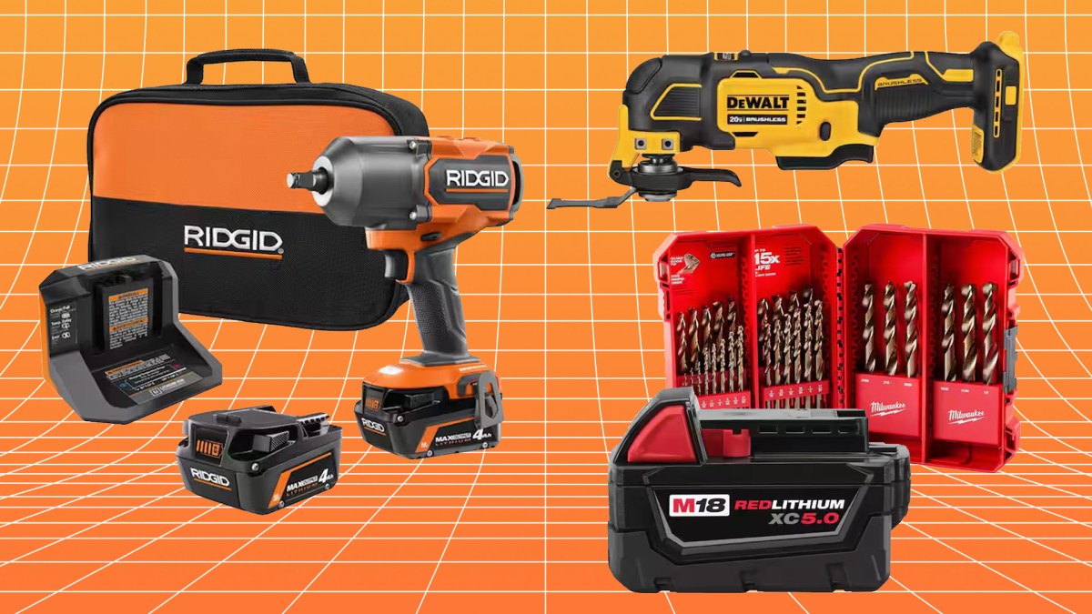 Half-Off Tools, Free Batteries, and More Labor Day Sale Scores at The Home Depot...