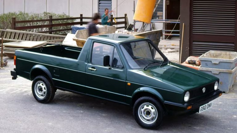 VW Caddy pickup truck