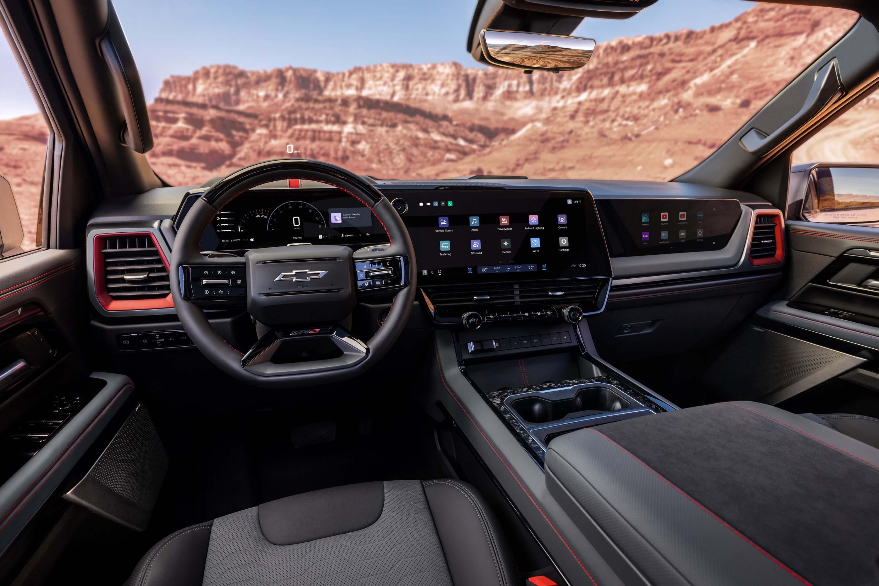 2027 Chevy Silverado ZR2 interior