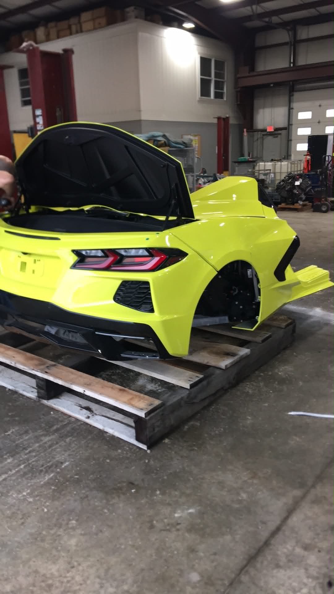 Salvage C8 Corvette