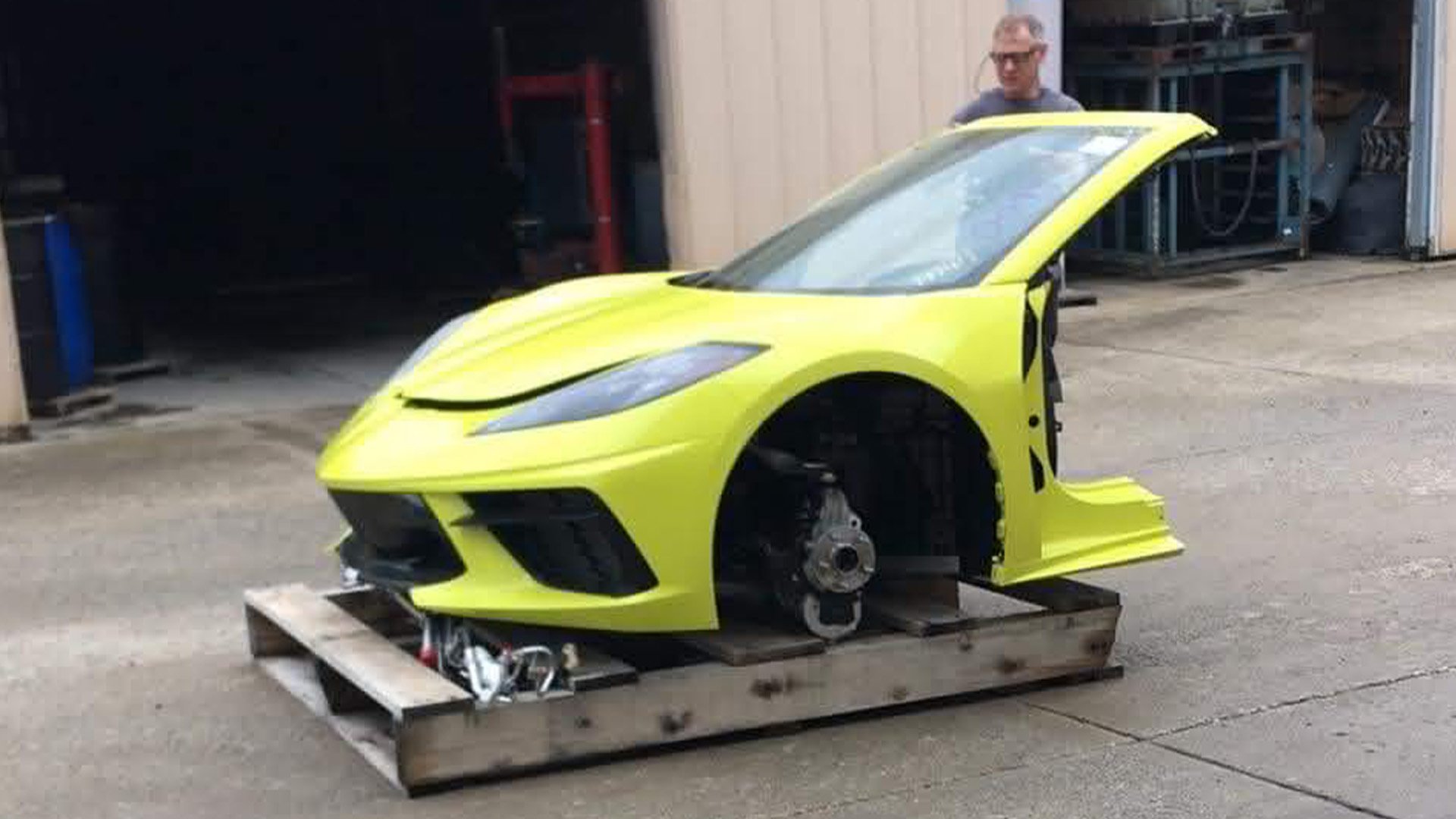 Salvage C8 Corvette