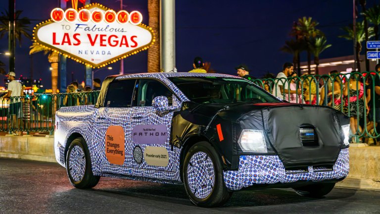 Ford Fathom truck prototype in Las Vegas