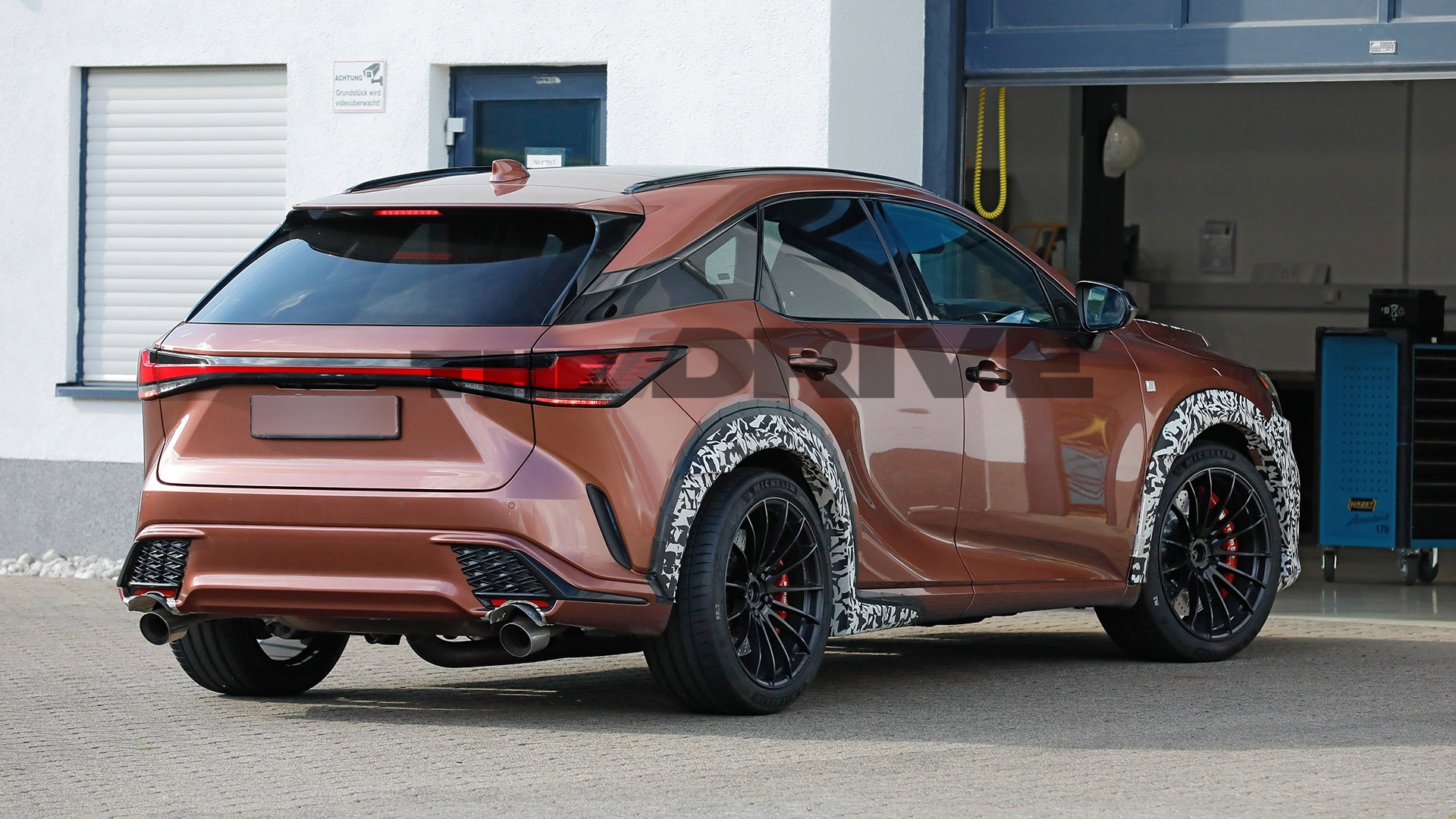 Lexus RX RR spied in testing.