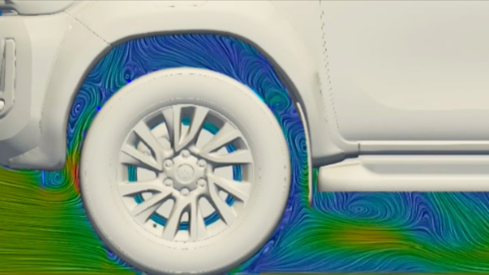 CFD simulation of mud flaps