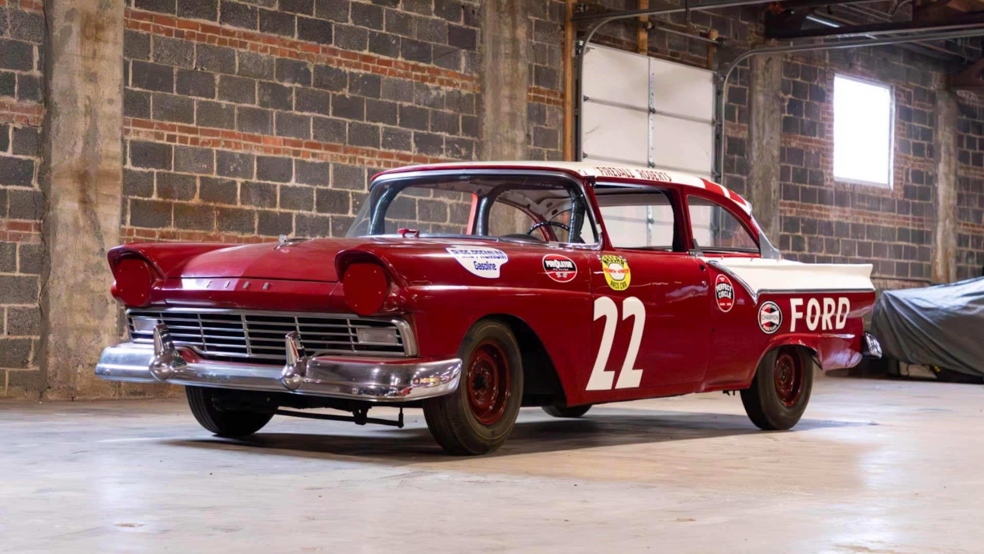 1957 Ford Fairlane NASCAR race car