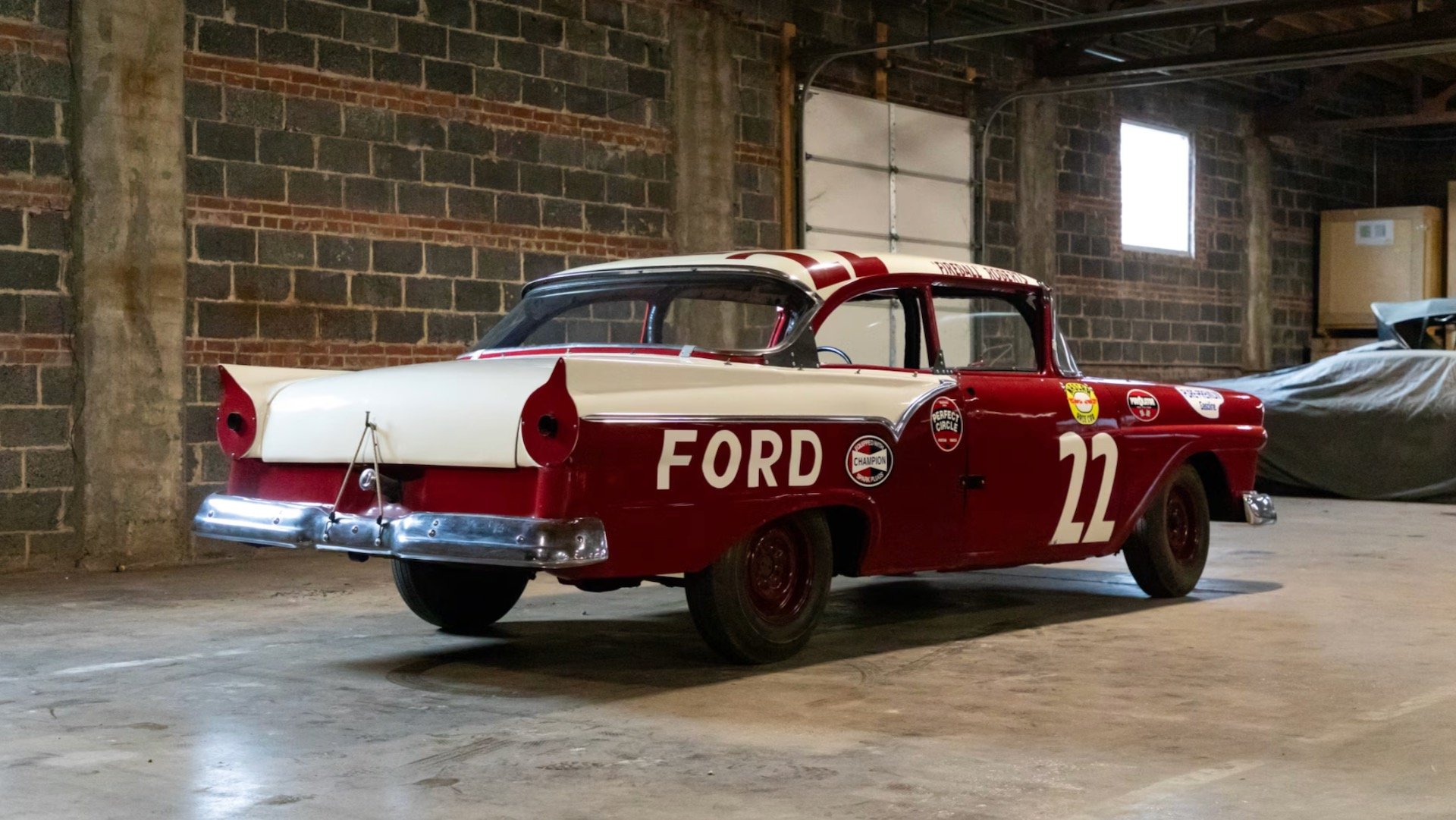 1957 Ford Fairlane NASCAR race car