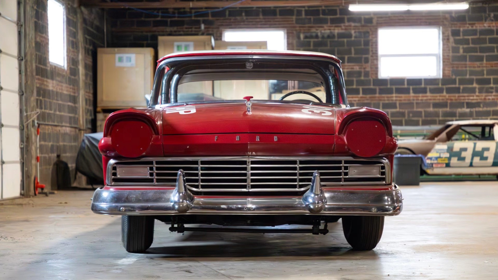 1957 Ford Fairlane NASCAR race car