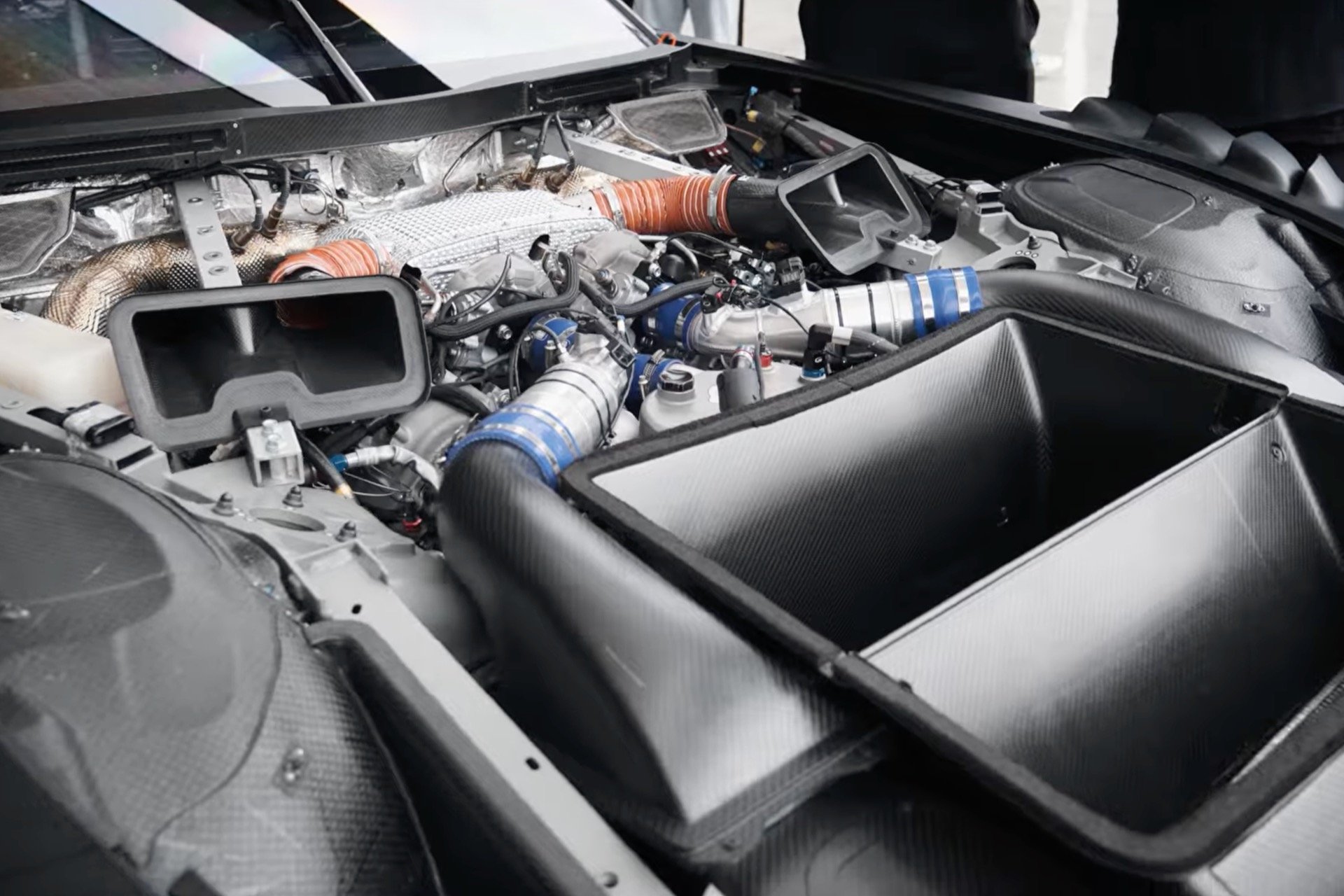 Toyota GR GT3 engine compartment