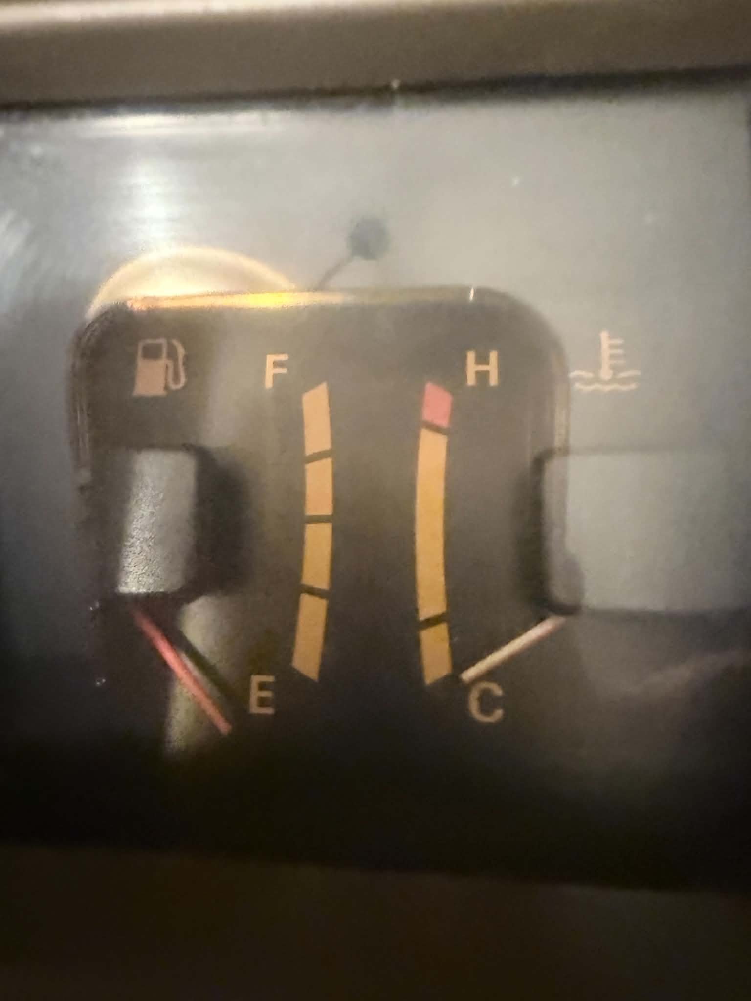 Factory Mitsubishi Montero fuel gauge
