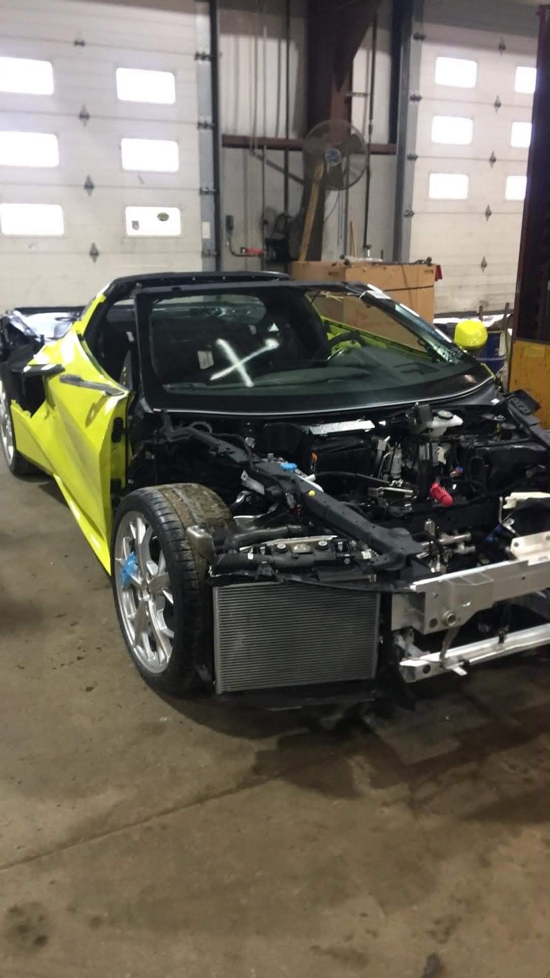 Salvage C8 Corvette