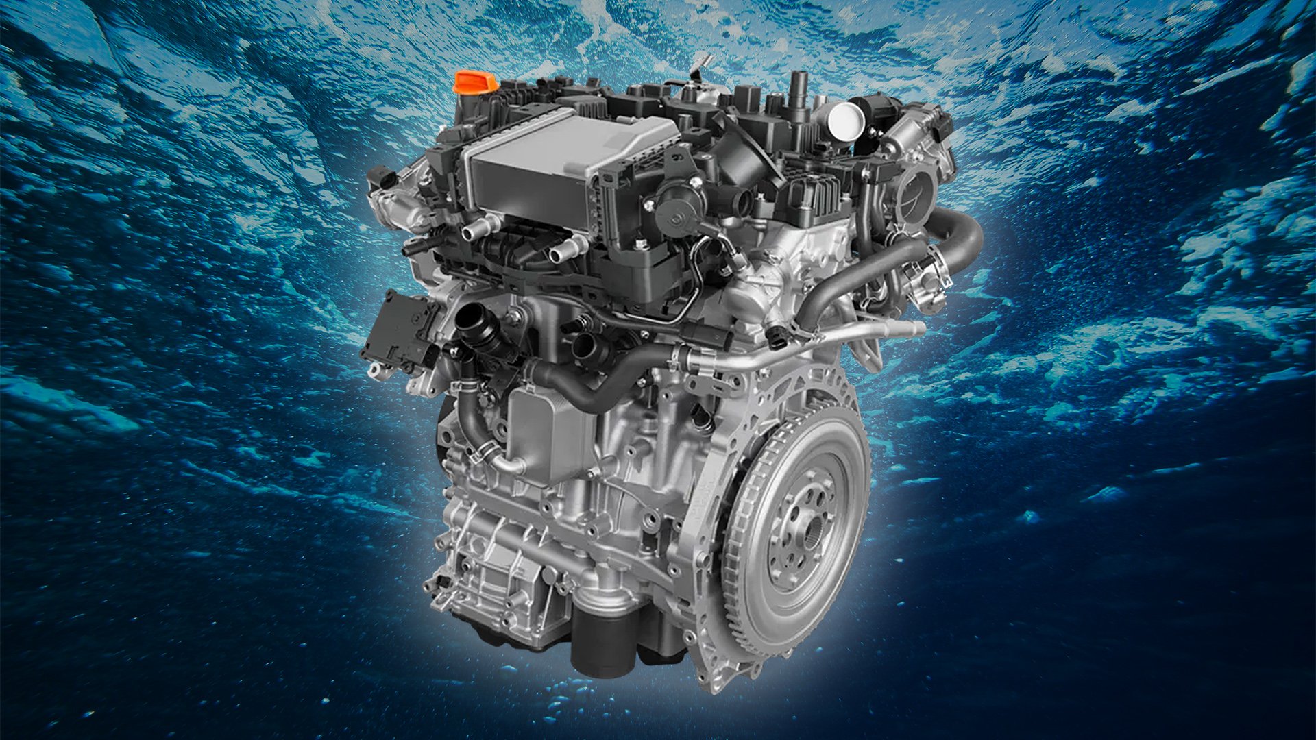 Horse turbo-four engine can run underwater