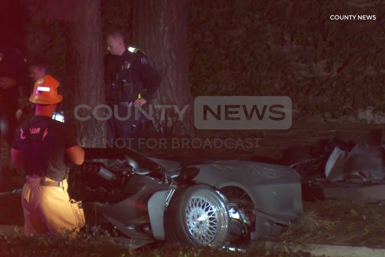 McLaren 720S owned by James Wehr destroyed