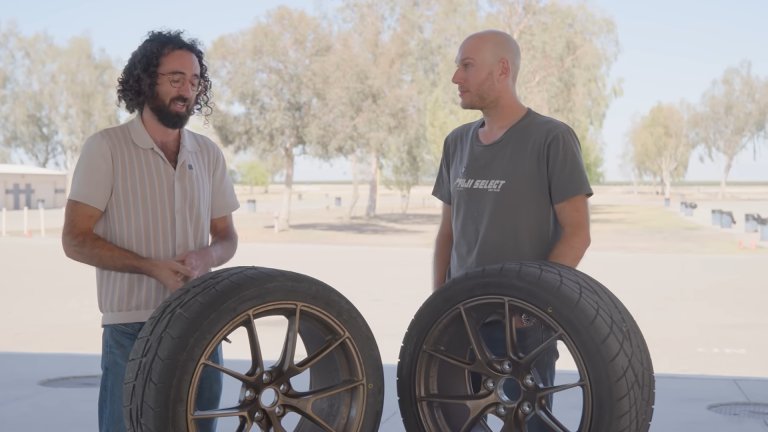 Toyo tire comparison screenshot (YouTube)