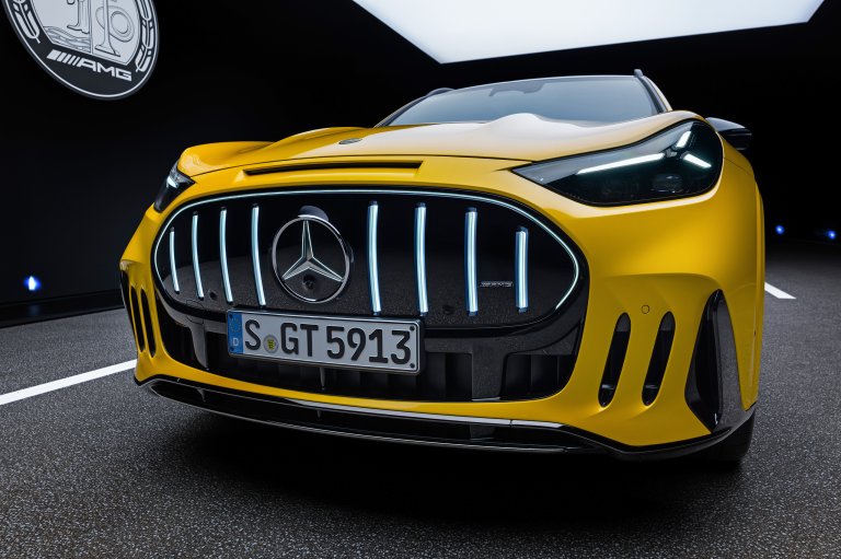 Mercedes-AMG GT SUV front bumper close up