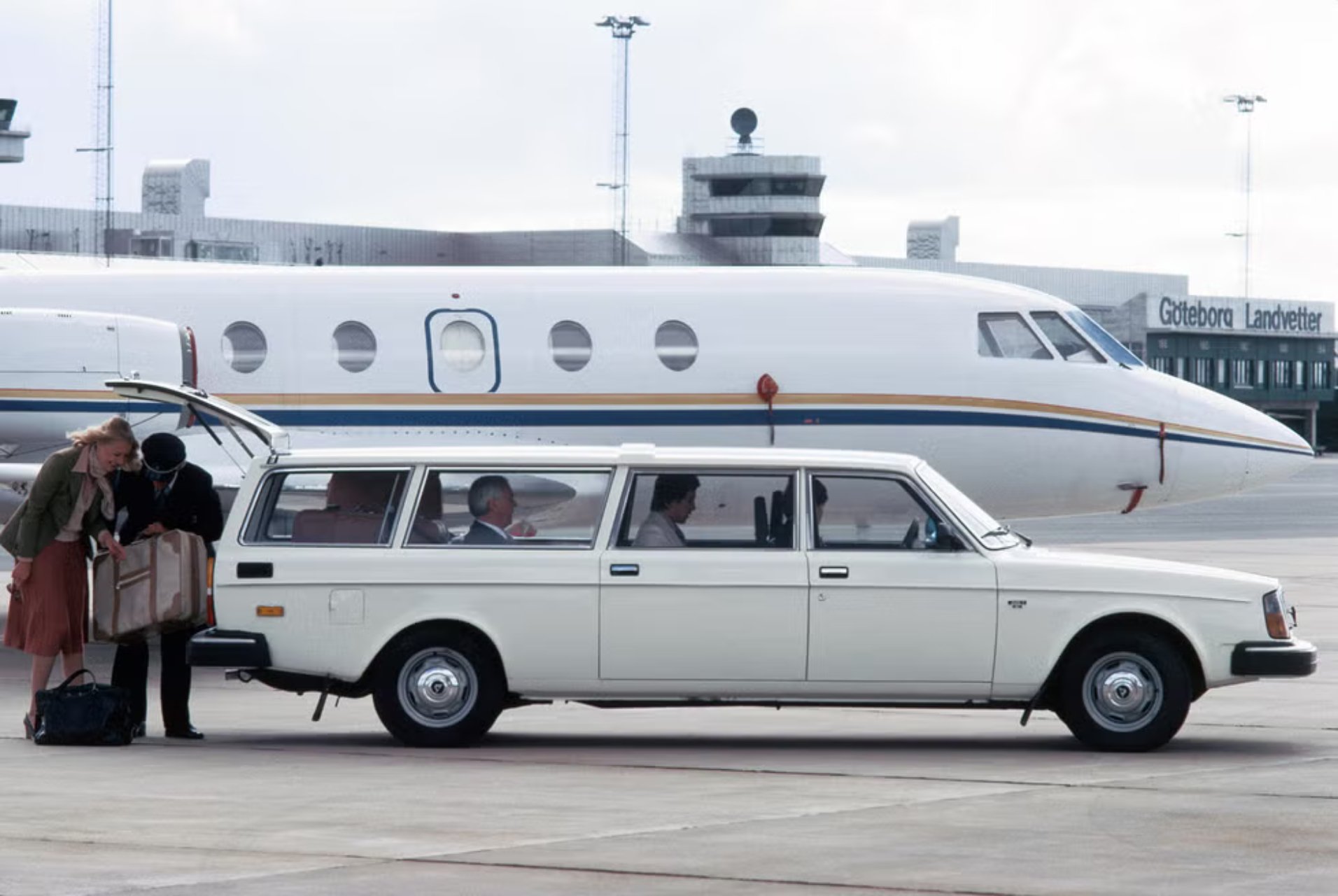 Fabrycznie wydłużony Volvo 240 kombi to jeden z najrzadszych Volvo