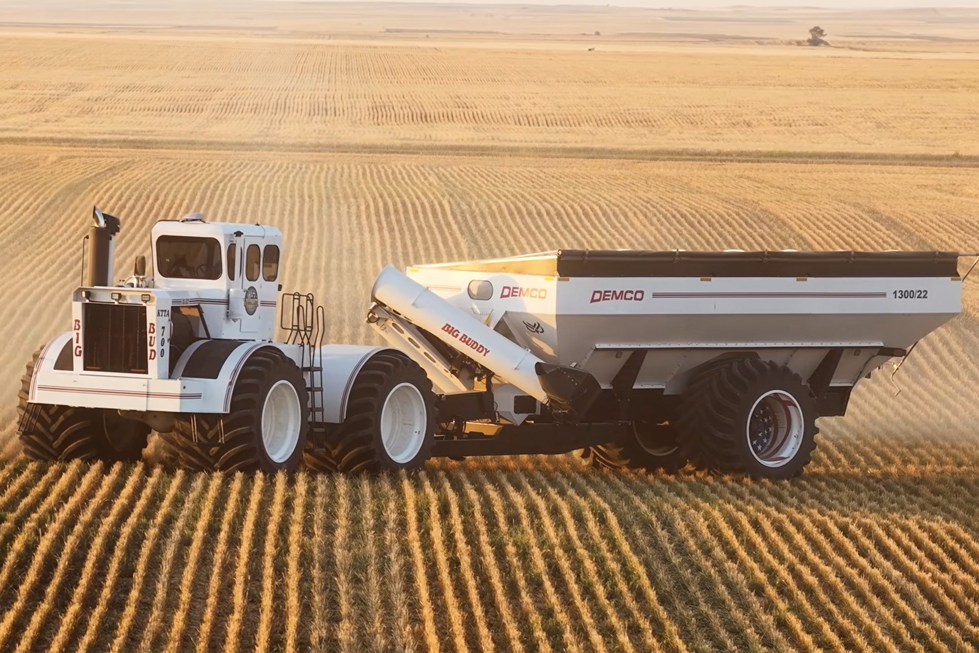 Big Bud 700 working on the farm