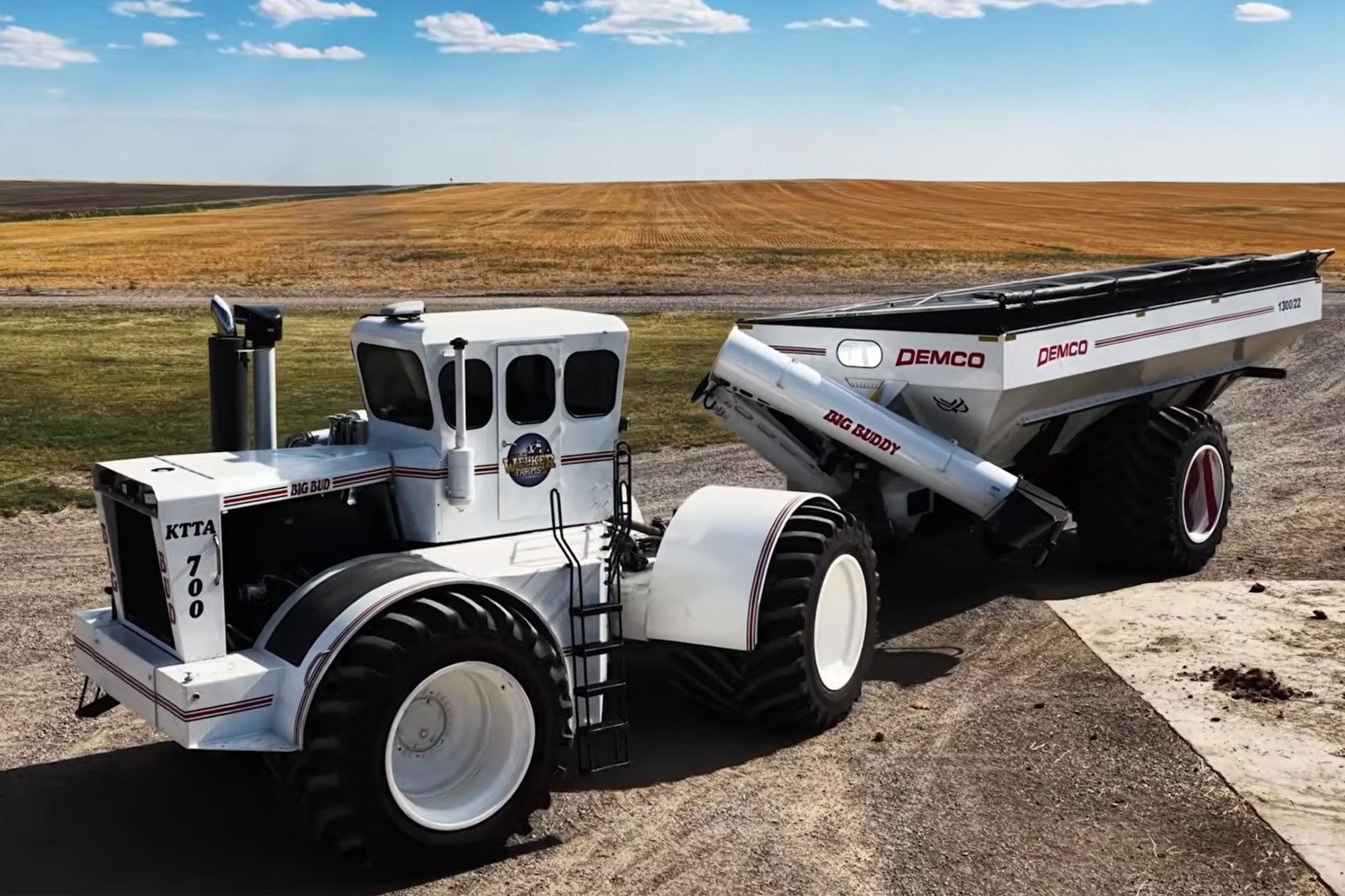 Big Bud 700 tractor about to go to work