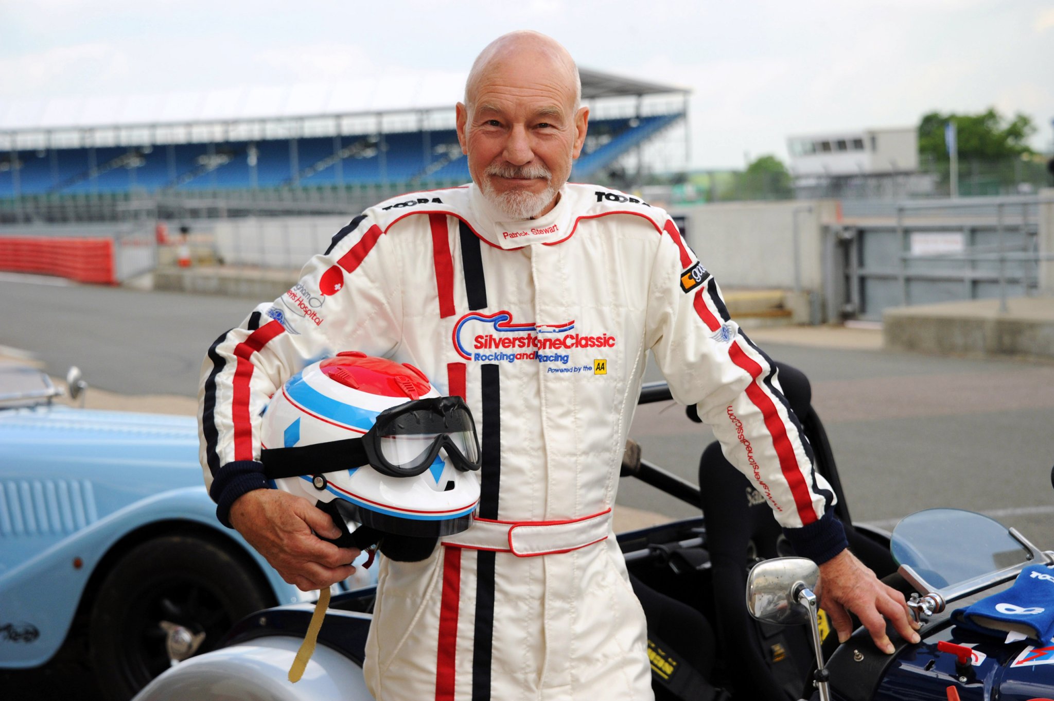Patrick Stewart był fanem wyścigów, tak jak my wszyscy