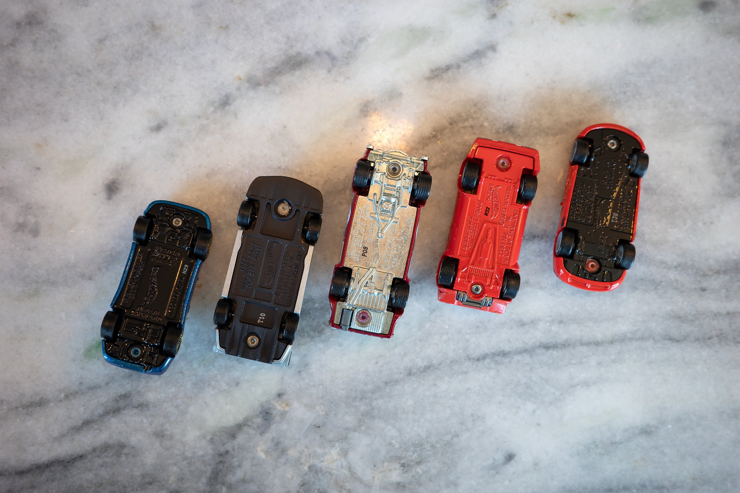 Premium/Car Culture from left: Subaru Impreza 22B STI (2019), Mercedes-Benz CLK-GTR (2020), Mercedes-Benz 300 SEL 6.8 AMG (2020), Lamborghini Countach LP5000 (2021), Dodge Viper SRT-10 (2024)