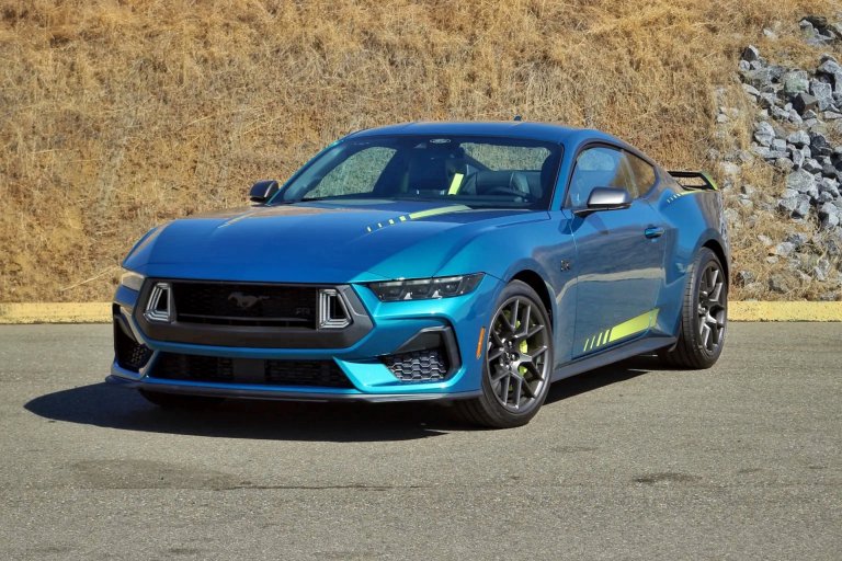 We Drifted the 2026 Ford Mustang RTR. Its Old-School Handbrake Is the Star