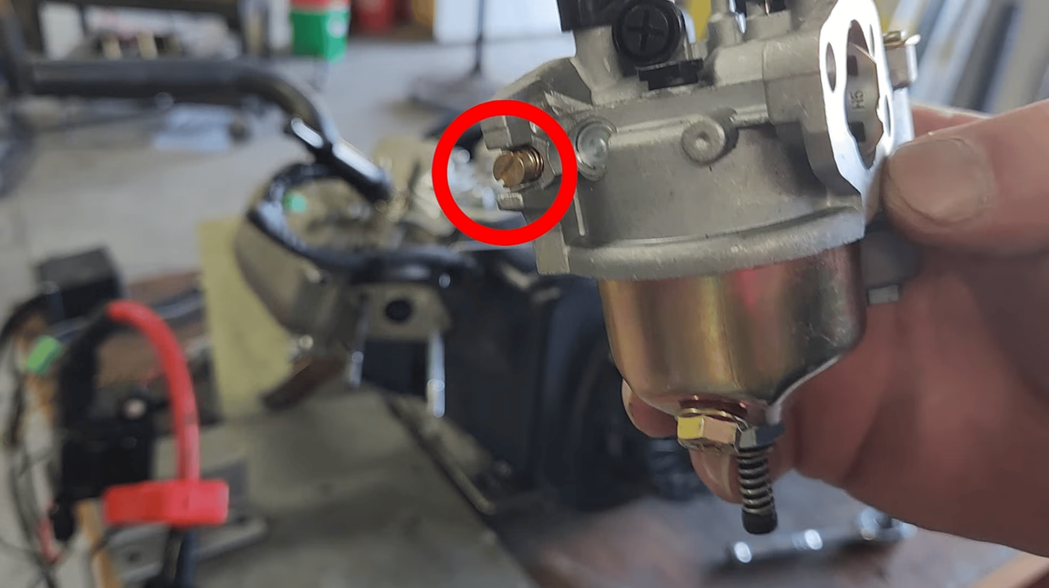 Hot-rodded Harbor Freight Predator engine