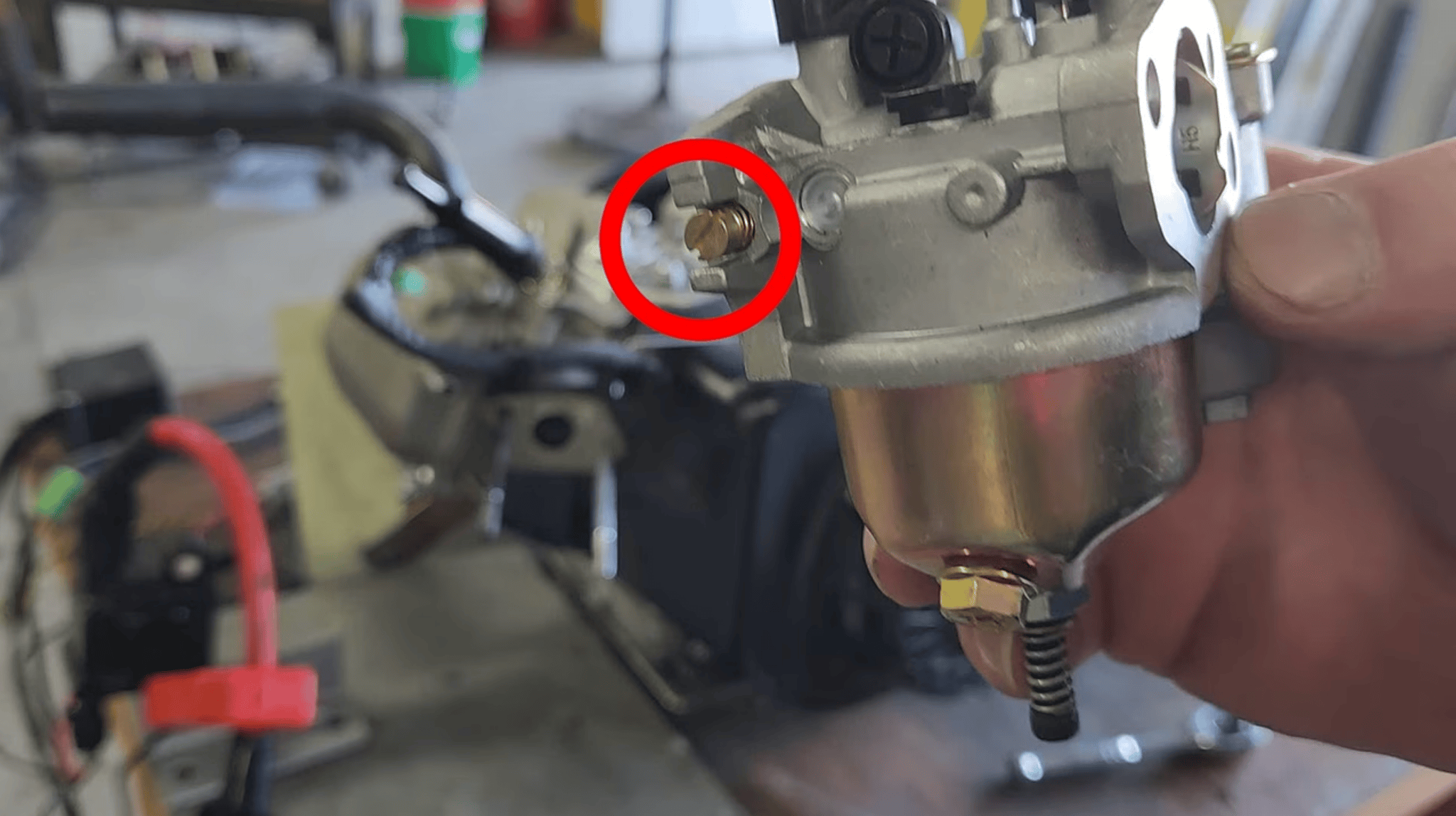 Hot-rodded Harbor Freight Predator engine