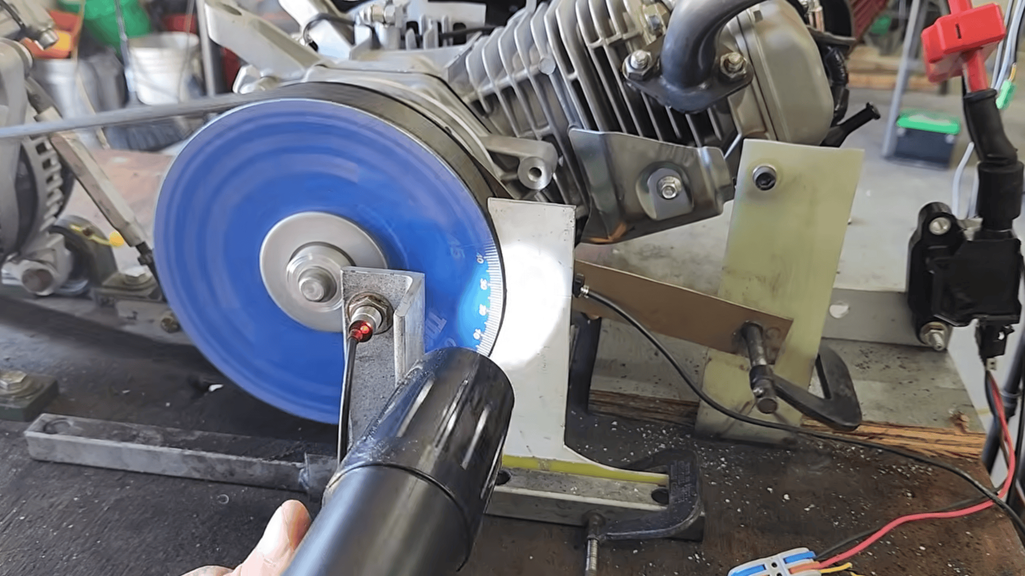 Hot-rodded Harbor Freight Predator engine