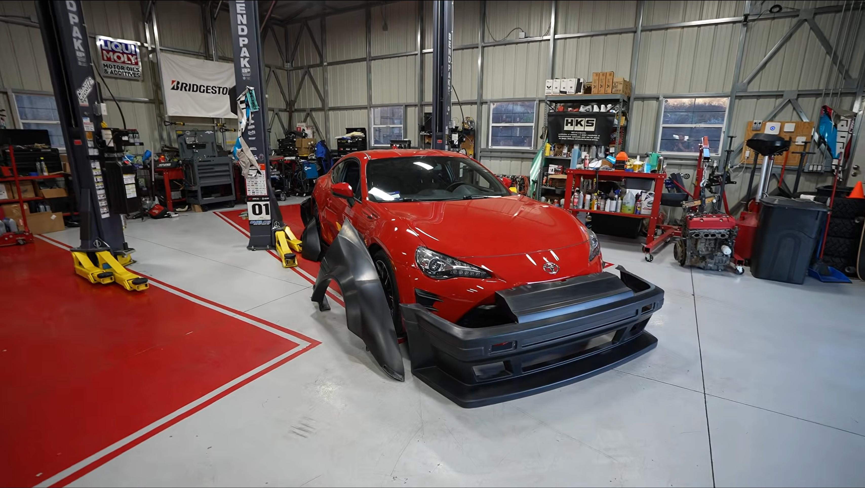 Toyota GT86 with Result Japan NEO86 body kit