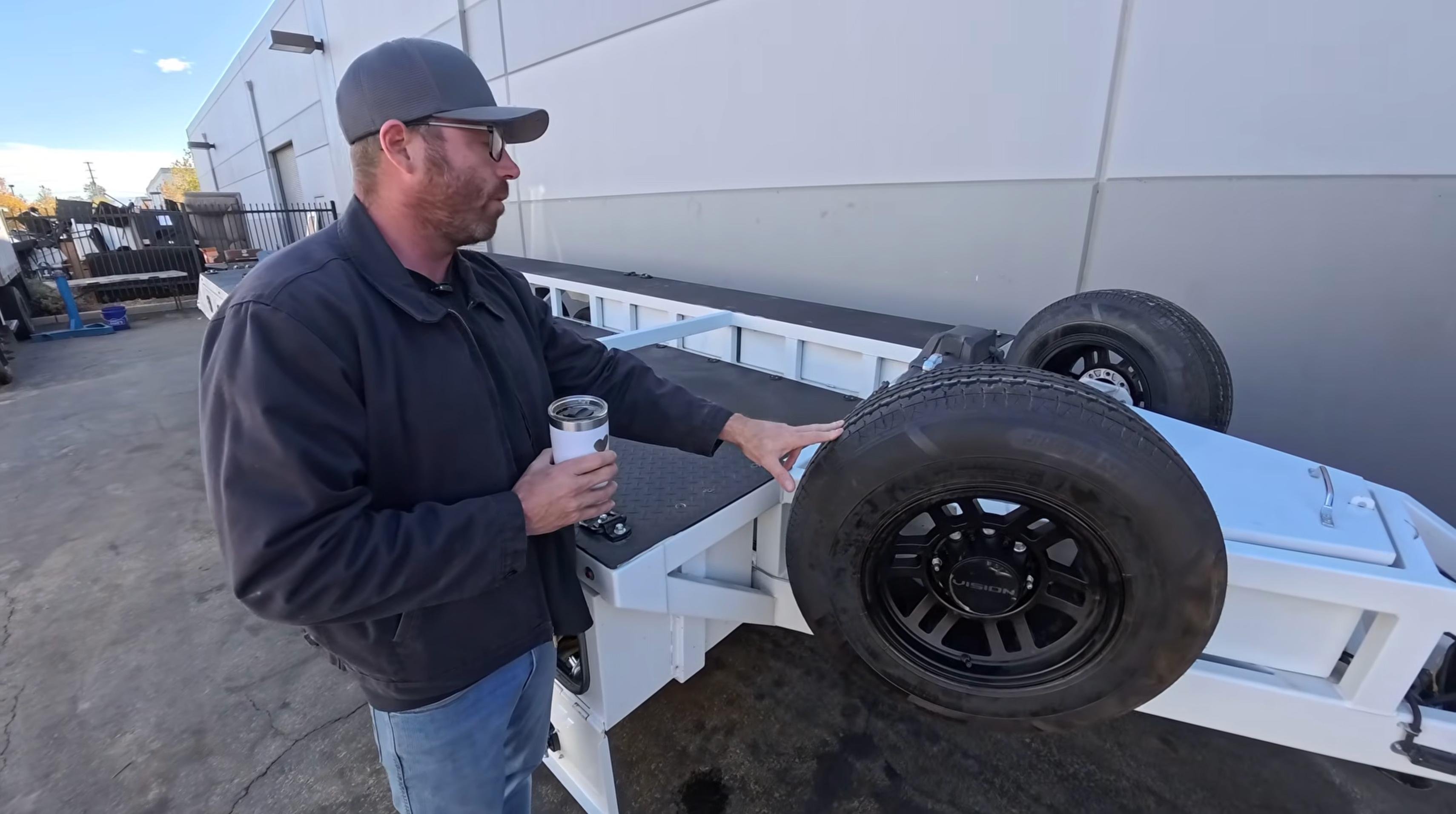 JEHC-designed Baja race car trailer