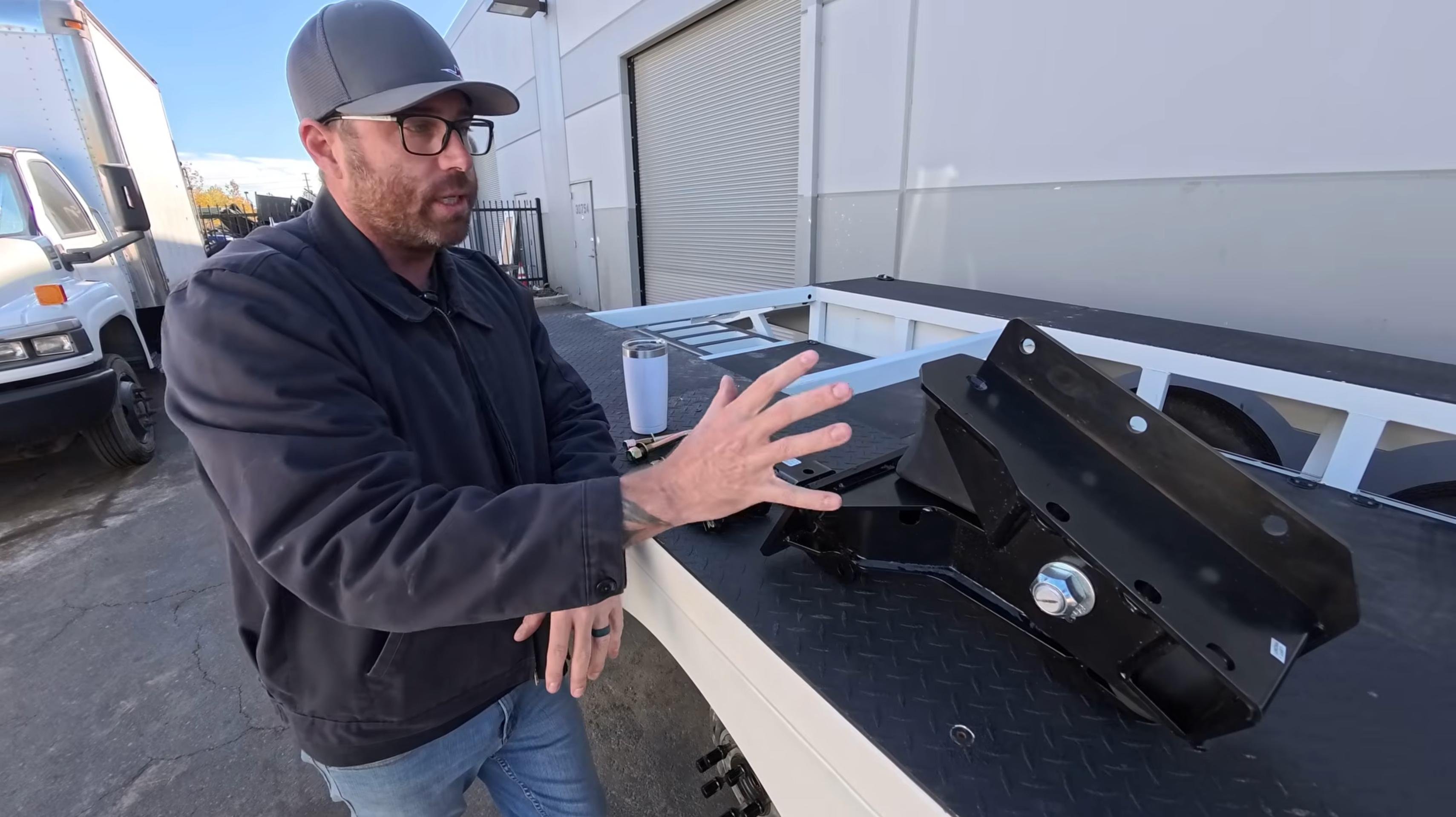 JEHC-designed Baja race car trailer