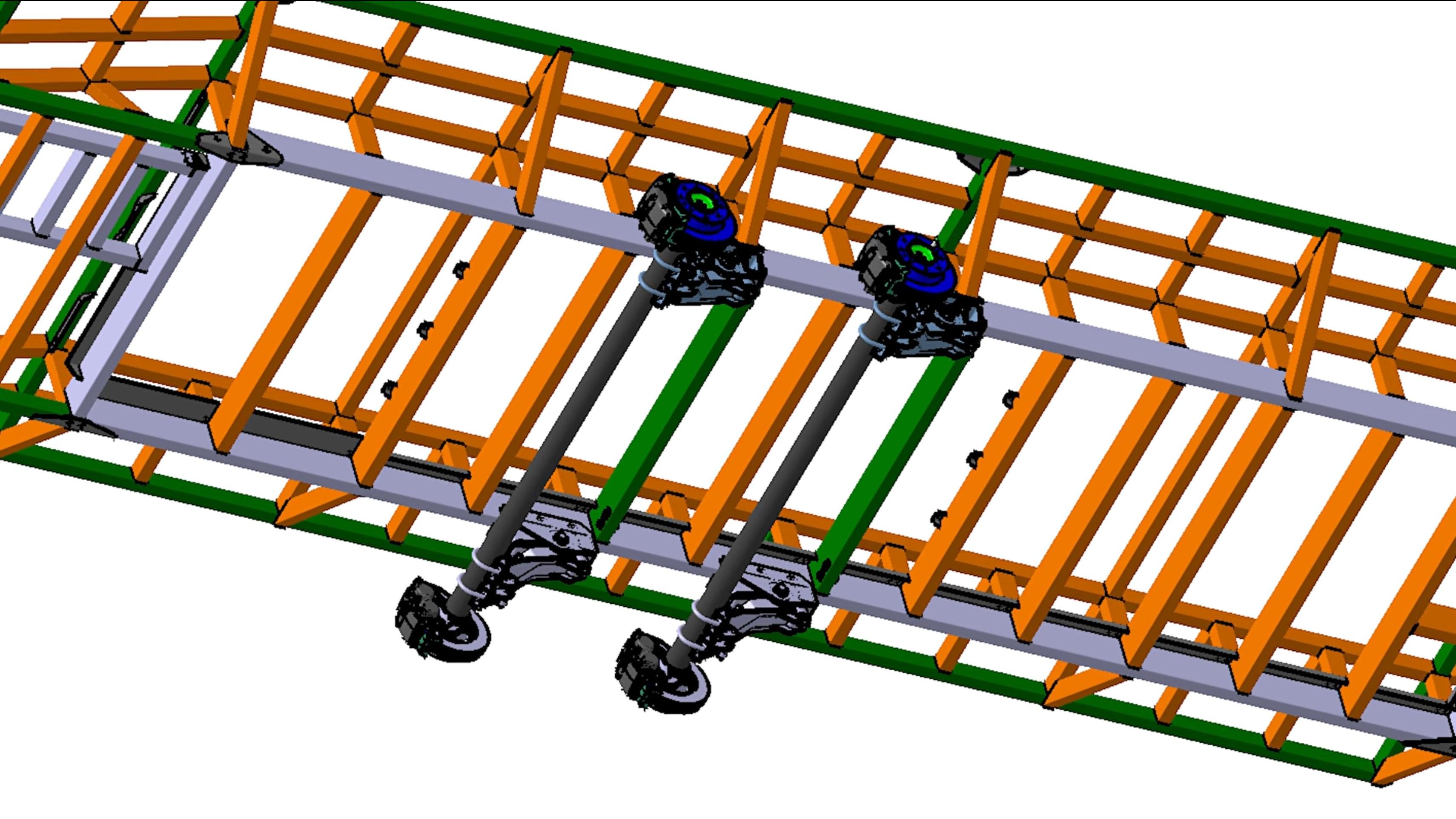 JEHC-designed Baja race car trailer